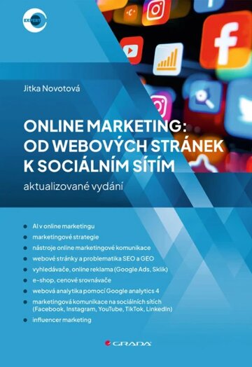 Obálka knihy Online marketing: Od webových stránek k sociálním sítím