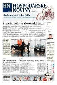 Obálka e-magazínu Hospodárske noviny 09.09.2014