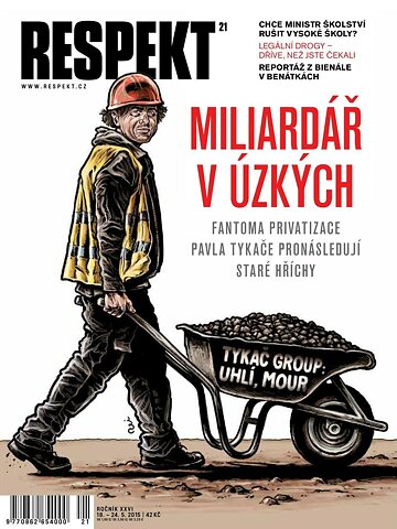 Obálka e-magazínu Respekt 21/2015