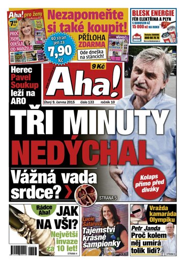 Obálka e-magazínu AHA! 9.6.2015