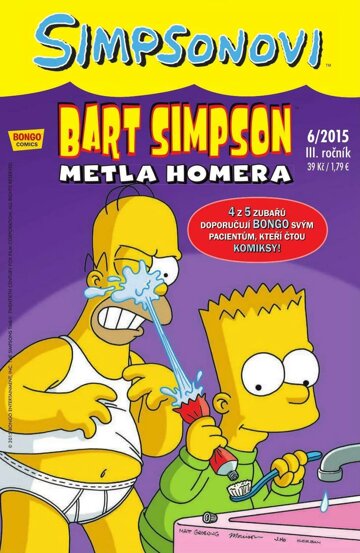 Obálka e-magazínu Bart Simpson 6/2015