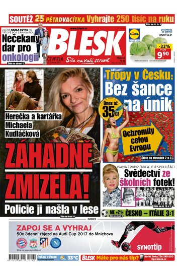 Obálka e-magazínu Blesk 22.6.2017