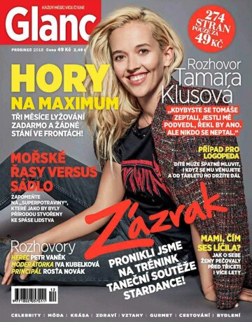 Obálka e-magazínu Glanc 12/2018