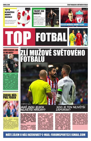 Obálka e-magazínu TOP Fotbal 18
