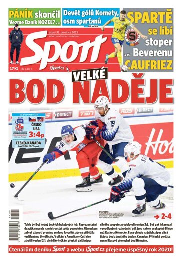 Obálka e-magazínu Sport 31.12.2019