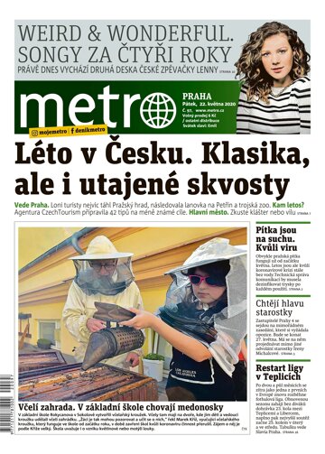 Obálka e-magazínu deník METRO 22.5.2020