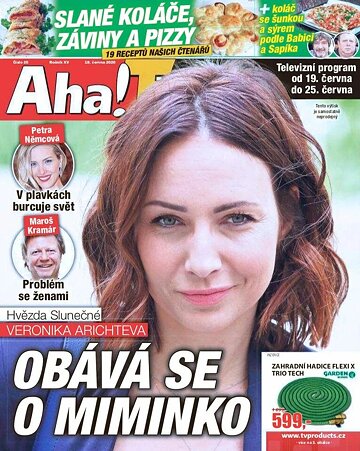 Obálka e-magazínu AHA! Tv - 18.6.2020