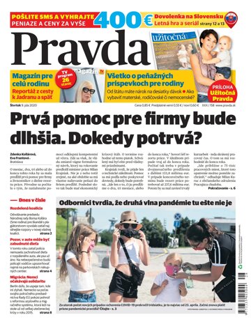 Obálka e-magazínu Pravda 9.7.2020