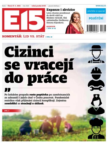 Obálka e-magazínu E15 - 27.4.2021