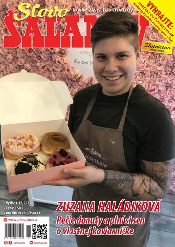 Obálka e-magazínu Slovo Šaľanov 11/2021