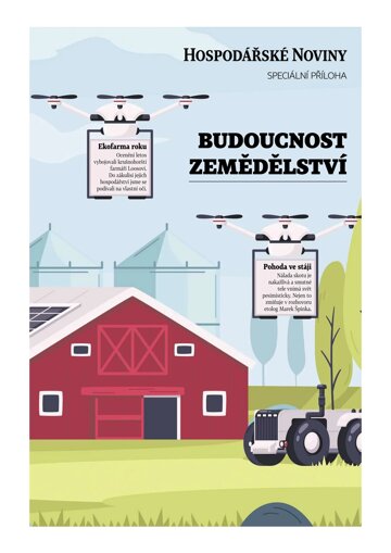 Obálka e-magazínu Hospodářské noviny - příloha 163 - 23.3.2022 Budoucnost zemědělství