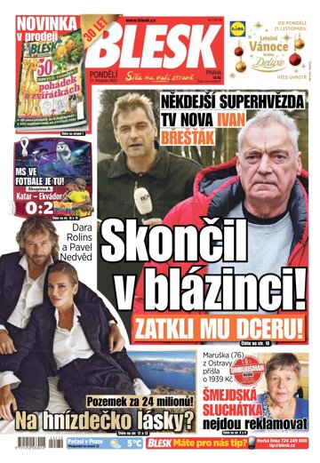 Obálka e-magazínu Blesk 21.11.2022