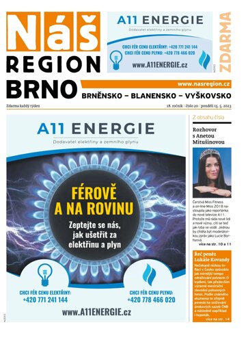 Obálka e-magazínu Náš Region - Brno 20/2023