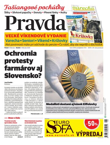 Obálka e-magazínu Pravda 9. 2. 2024