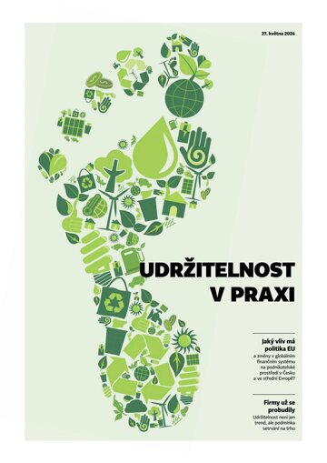 Obálka e-magazínu Hospodářské noviny - příloha 101 - 27.5.2024 Udržitelnost v praxi