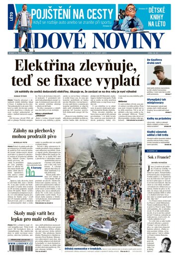 Obálka e-magazínu Lidové noviny 9.7.2024