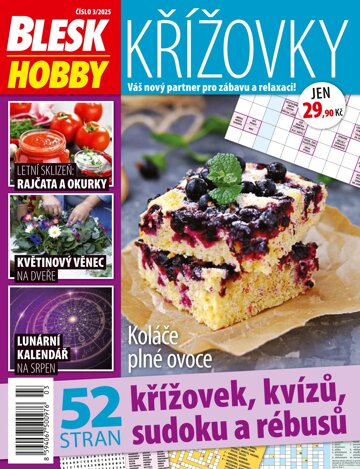 Obálka e-magazínu Blesk Hobby KŘÍŽOVKY 3/2025