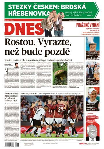 Obálka e-magazínu MF Dnes 8.8.2025