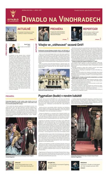 Obálka e-magazínu Hospodářské noviny - příloha 162 - 21.8.2025 Divadlo na Vinohradech