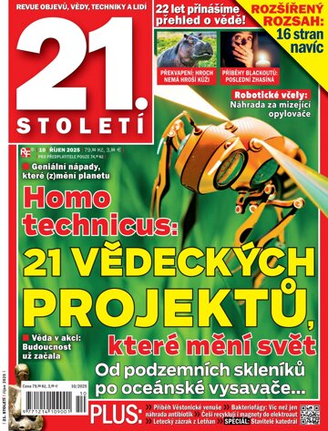 Obálka e-magazínu 21. století 10/2025