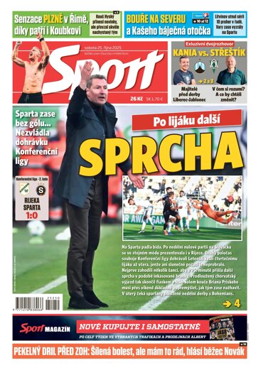 Obálka e-magazínu Sport 25.10.2025