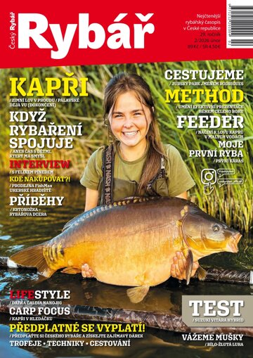Obálka e-magazínu Český rybář 2/2026