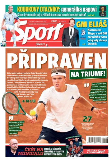 Obálka e-magazínu Sport 4.6.2026
