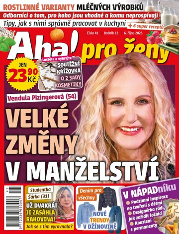 Obálka e-magazínu AHA! pro ženy 41/2026