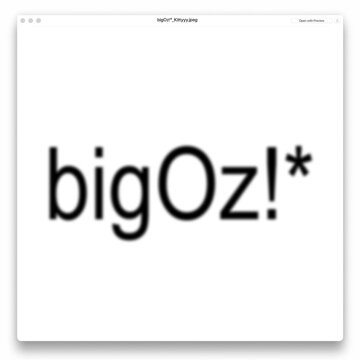 Obálka uvítací melodie big ounce