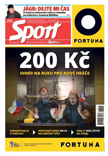 Obálka e-magazínu Sport 23.4.2015