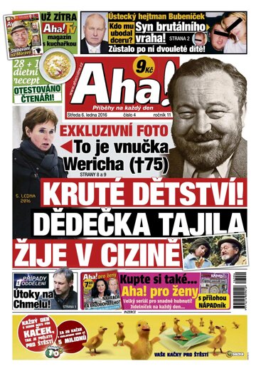 Obálka e-magazínu AHA! 6.1.2016