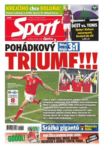 Obálka e-magazínu Sport 2.7.2016