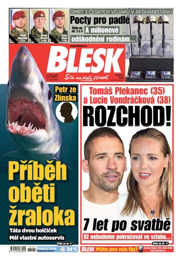 Obálka e-magazínu Blesk 7.8.2018