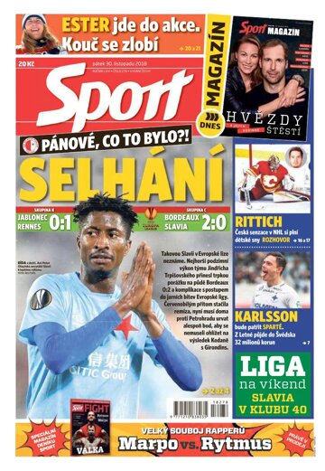 Obálka e-magazínu Sport 30.11.2018