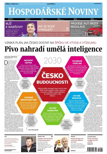 Obálka e-magazínu Hospodářské noviny 006 - 9.1.2019