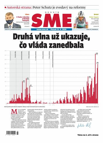 Obálka e-magazínu SME 11.9.2020