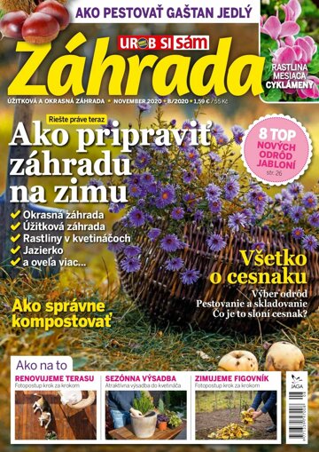 Obálka e-magazínu Záhrada 2020 08