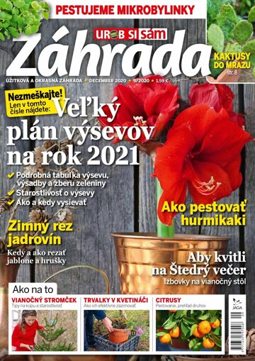 Obálka e-magazínu Záhrada 2020 09