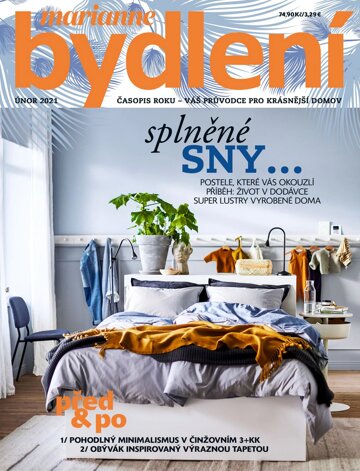 Obálka e-magazínu Marianne bydlení 1/2021