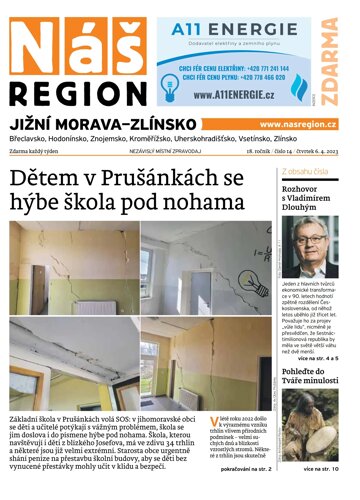 Obálka e-magazínu Náš Region - Jižní Morava/Zlínsko 14/2023
