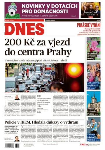 Obálka e-magazínu MF Dnes 30.8.2023