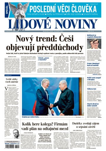 Obálka e-magazínu Lidové noviny 26.10.2023