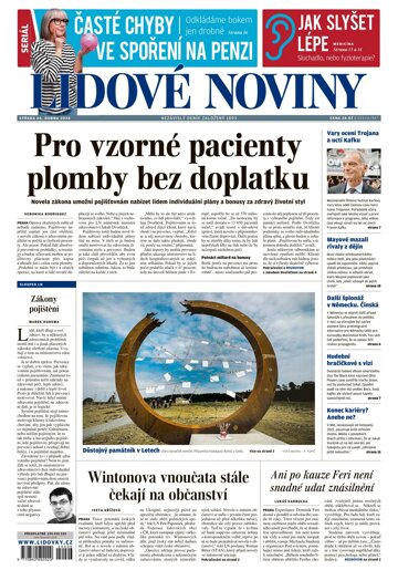 Obálka e-magazínu Lidové noviny 24.4.2024