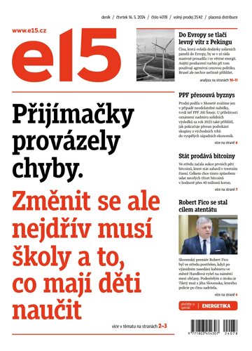 Obálka e-magazínu E15 16.5.2024