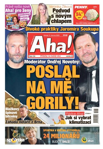 Obálka e-magazínu AHA! 11.6.2025