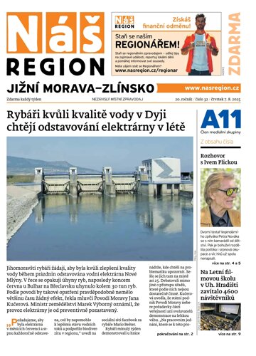 Obálka e-magazínu Náš Region - Jižní Morava/Zlínsko 32/2025