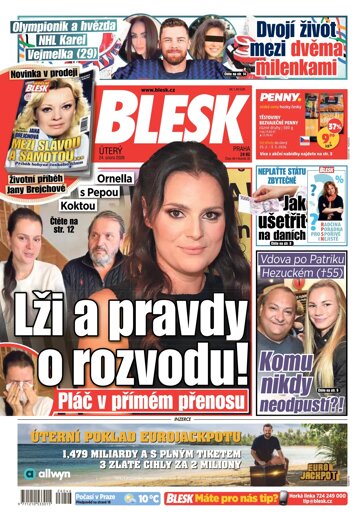 Obálka e-magazínu Blesk 24.2.2026
