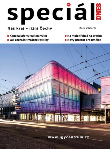 Obálka e-magazínu Magazín DNES SPECIÁL Jižní Čechy - 27.3.2026
