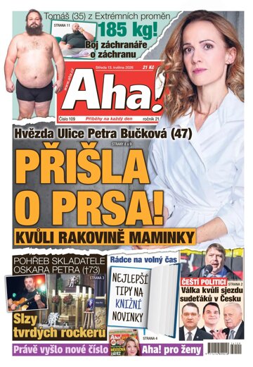 Obálka e-magazínu AHA! 13.5.2026