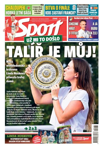 Obálka e-magazínu Sport 14.7.2026